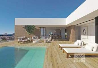 Villa Aqua Modernen Luxe Woning zum verkauf Wohnanlage Magnolias Sunrise Cumbre del Sol