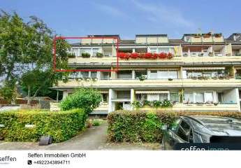 Helle 3-Zimmer-Wohnung mit Balkon, Loggia und Garage in Bergheim-Glessen