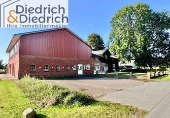 Verkauf eines ehem. Bauernhauses mit 3 Wohneinheiten, Neubau-Halle und Wiese in Eidernähe