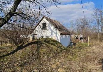 Keller/Wochenendhaus mit Panoramagrundstück im Weinberg Kéthely zu verkaufen