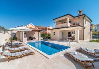 Mediterrane Villa mit Pool und Sommerküche, Region Porec