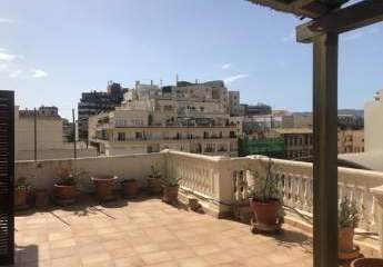 Mallorca Penthouse in Palma mit Bergblick zu verkaufen