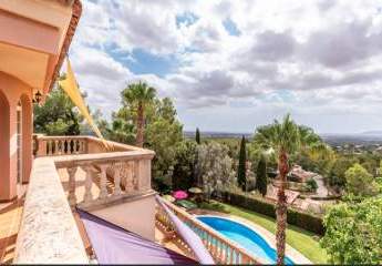 Mallorca herrliche Villa auf dem Hügel bei Bunyola mit Meerblick zu verkaufen