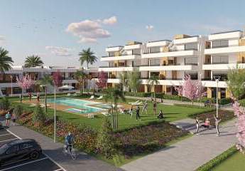 Penthouse-Wohnungen mit 2 Schlafzimmern, 2 Bädern, Dachterrasse und Gemeinschaftspool in sehr schönem Golf-Resort