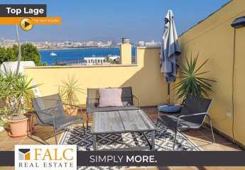 Penthouse-Duplex mit atemberaubendem Meerblick und zwei Parkplätzen in Porto Pi, Palma de Mallorca