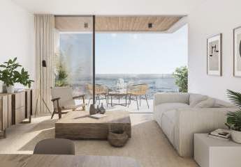 PROJEKT! Apartment in Palma mit herrlichem Meer- und Hafenblick von privater Terrasse & Garage