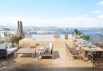 PROJEKT! Spektakuläres Duplex Penthouse in Palma mit unbezahlbarem Hafen- und Meerblick & privatem Pool