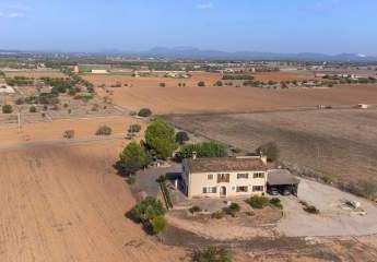 Teil-renovierte Finca in Ses Salines, mit absoluter Privatsphäre, Fernblick & in Strandnähe