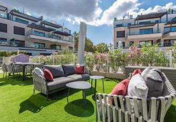 Apartment in Santa Ponsa mit großem Garten in einer neuen Luxus-Wohnanlage