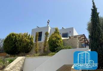 Kreta, Listaros: Modern gebaute Villa mit herrlichem Meerblick zu verkaufen