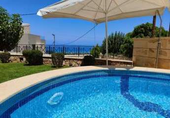 Kreta, Maroulas: Spektakuläre Villa mit Meerblick und Bergblick zu verkaufen