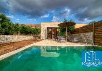 Kreta, Kalamaki: Komplex mit 6 Apartments mit privaten Pools und herrlicher Aussicht zu verkaufen