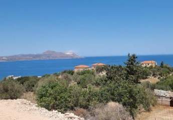 Kreta, Kokkino Chorio: Atemberaubendes Grundstück mit Meerblick zum Verkauf