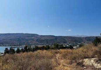 Kreta, Souda: Erstklassiges 500 m² großes Grundstück mit atemberaubender Aussicht auf die Souda-Bucht