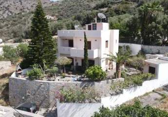 Kreta, Milatos: Schönes Haus mit Panoramablick zu vekaufen