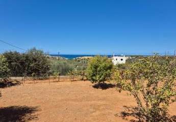 Kreta - Baugrundstück mit Baugenehmigung und Meerblick in Sisi