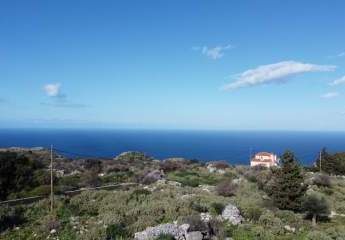 Kreta, Kefalas Chania: Atemberaubendes Grundstück mit Meerblick zum Verkauf