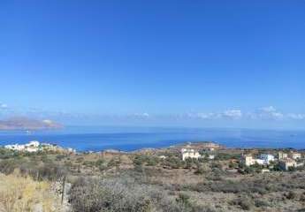 Kreta, Kokkino Chorio: Riesiges Grundstück mit Meerblick zu verkaufen