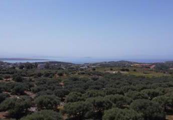 Kreta, Chorafakia Chania: Grundstück mit Meer- und Bergblick zum Verkauf