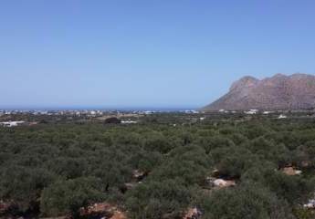 Kreta, Chorafakia: Schönes Grundstück mit Meerblick und Bergblick zu verkaufen