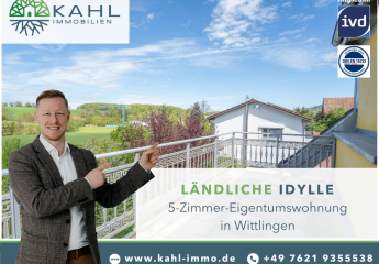 Großer Garten und energieeffizient: 5-Zi-Eigentumswohnung in Wittlingen