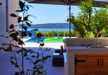 Trogir Luxus-Villa Meerblick