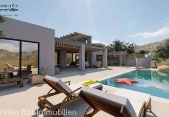 Neues Kreta, Kamilari neue freistehende ebenerdige Villa im Bau zu verkaufenObjekt