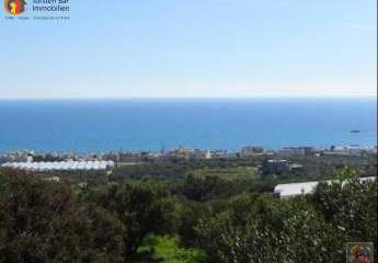 Kreta, Makrigialos Grundstück von 2.000m² mit wunderschönem Meerblick.