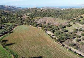 Kreta, Listaros, Grundstück mit Panorama Meerblick