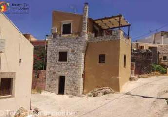 Süd Kreta, Listaros traditionelles renov.  Dorfhaus mit Meerblick