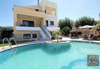 Kreta, Provarma, freistehende Villa 260m², pr. Pool, teilw. Meerblick