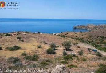 Kreta, Agios Pavlos - Einmaliges Grundstück 300m vom Meer mit Panorama Meerblick