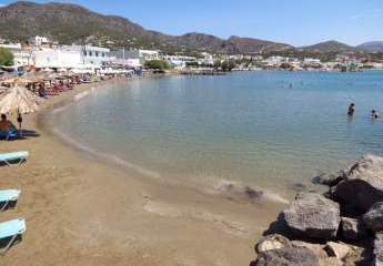 Kreta Makry Gialos, Cafeteria am Strand zu verkaufen.