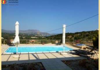 Kreta, Kampia - Villa mit Garten, priv. Pool und Meerblick