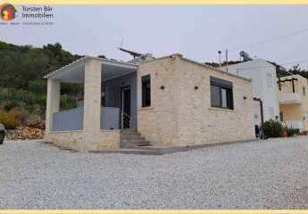 Kreta Kalamitsi - Freistehender Bungalow mit Garten und Bergblick.Photovo.