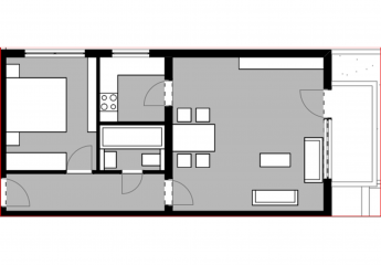 Helle 2-Zimmer-Whg. im EG mit Balkon in gepflegter Wohngegend nähe Phönixsee