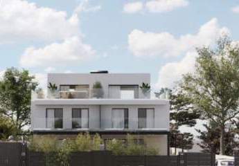 Neubau Villa im minimalistischen Stil mit Pool