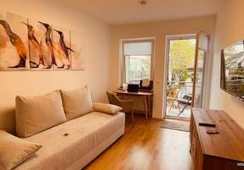 Balkon-Zimmer, zentral, ruhig, neu renoviert & möbliert, nahe der Isar und U-Bahn