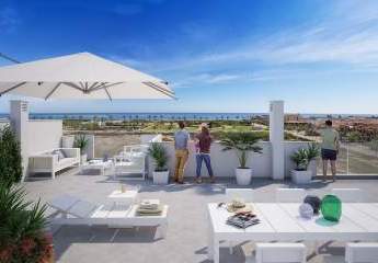 Wohnung mit Dachterrasse gelegen in Torre de la Horadada an der Costa Blanca Süd ausgestattet mit 2 Schlafzimmern und 2 Bädern