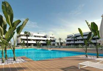 Apartment mit Terrasse gelegen in El Raso an der Costa Blanca Süd ausgestattet mit 3 Schlafzimmer Und 2 Badezimmern