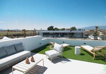 Wohnung mit Dachterrasse gelegen in Condado de Alhama an der Costa Cálida (Murcia) ausgestattet mit 2 Schlafzimmern und 2 Bädern, Pool, Parkplatz