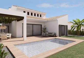 Villa gelegen in La Finca Golf an der Costa Blanca Süd mit 3 Schlafzimmern und 2 Badezimmern, Pool und Parkplatz