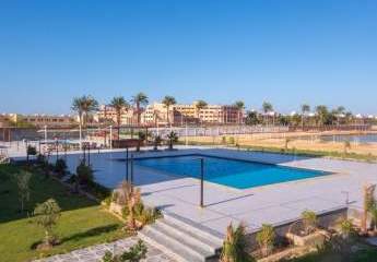 Im Scandic Resort, Hurghada, steht eine komplett möblierte Wohnung mit schönem Meerblick zum Verkauf